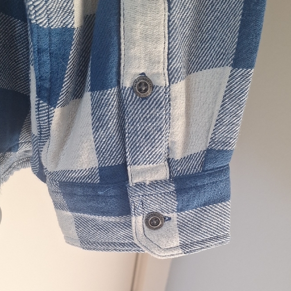 Harley-Davidson Blue and White Checkered Shirt - Picture 7 of 7